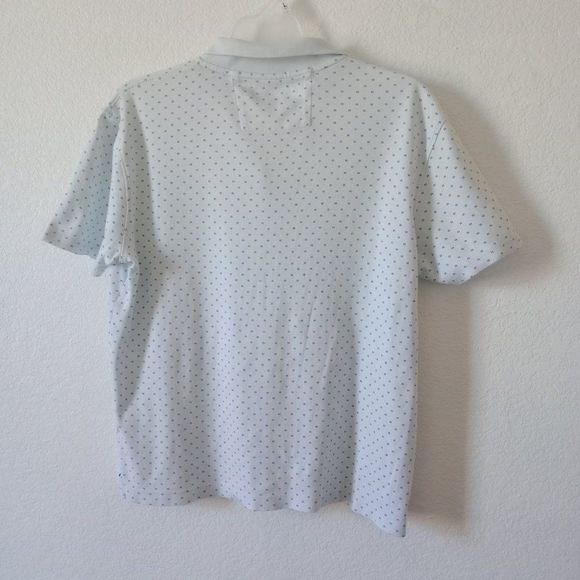 Banana Republic Men's Dress Polo Patterned Short Sleeve Tee size Medium - Picture 5 of 10